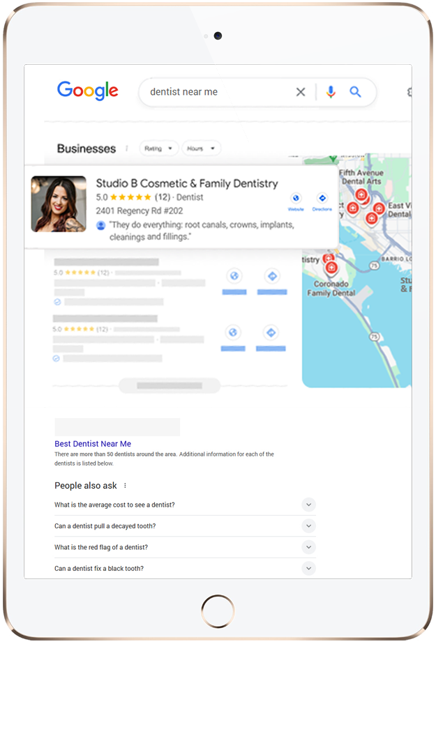 Google Local Maps Pack