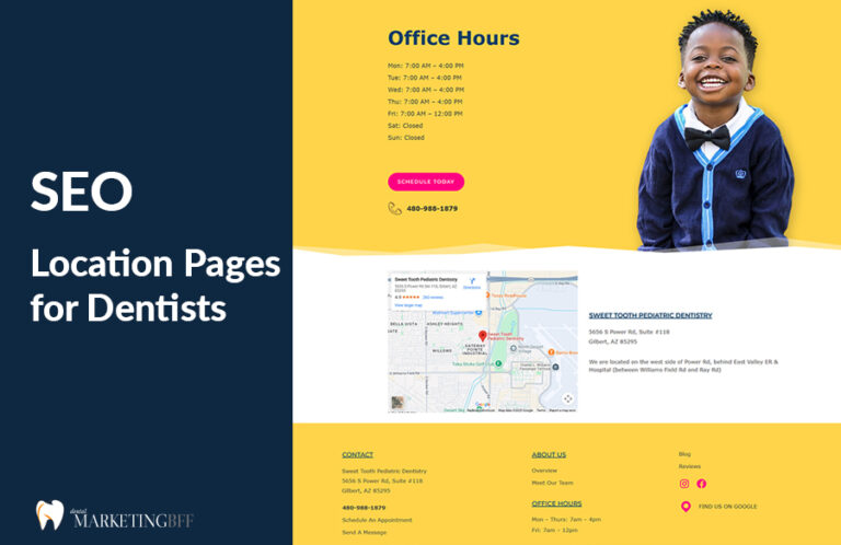 Seo dental location pages